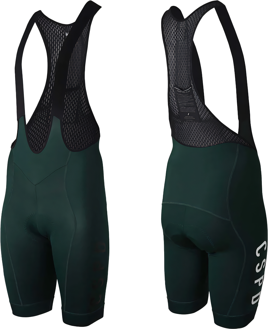 CSPD Bib Shorts Dark Green