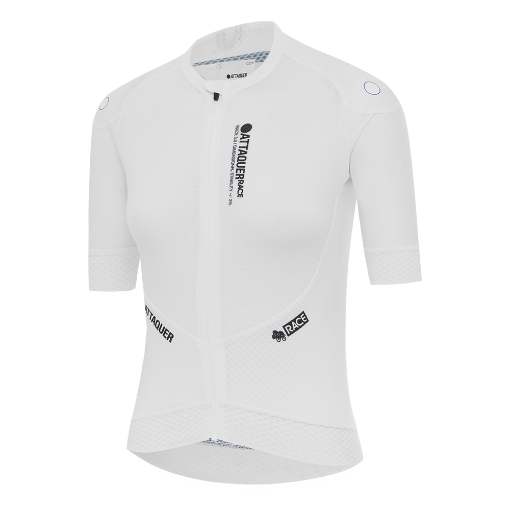 Attaquer Womens Race Jersey White