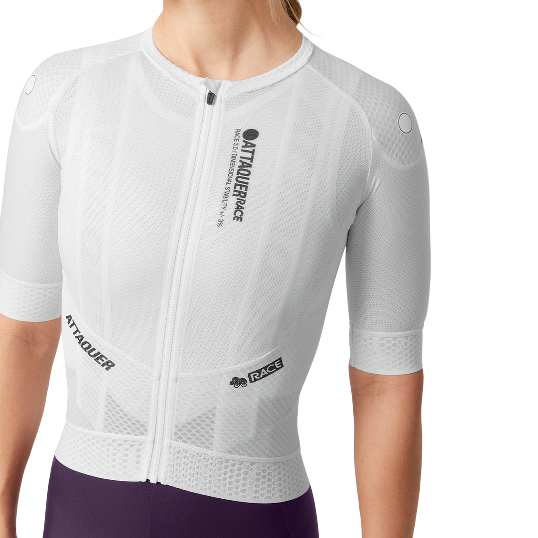 Attaquer Womens Race Jersey White