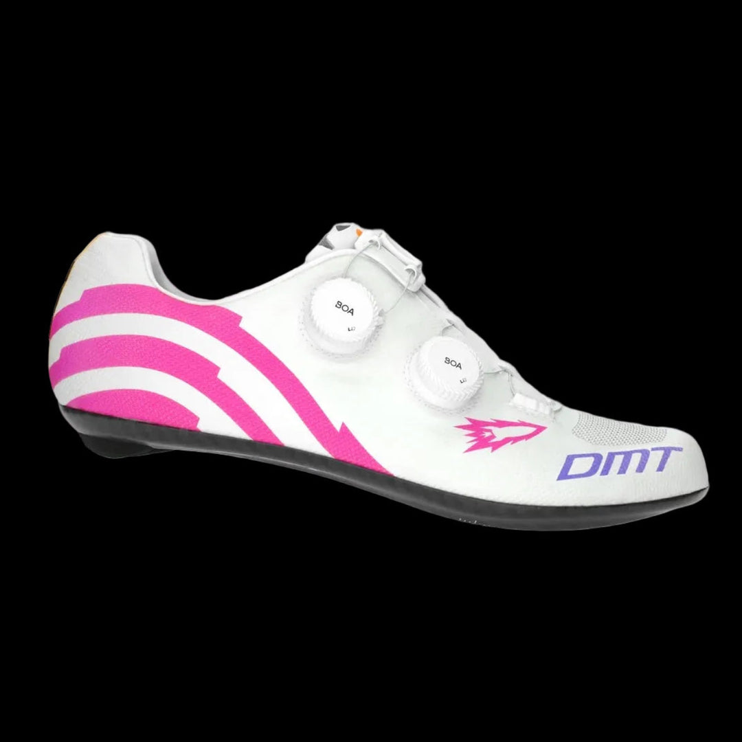DMT KR0 Evo Superlight Shoes - White / Pink Rockets
