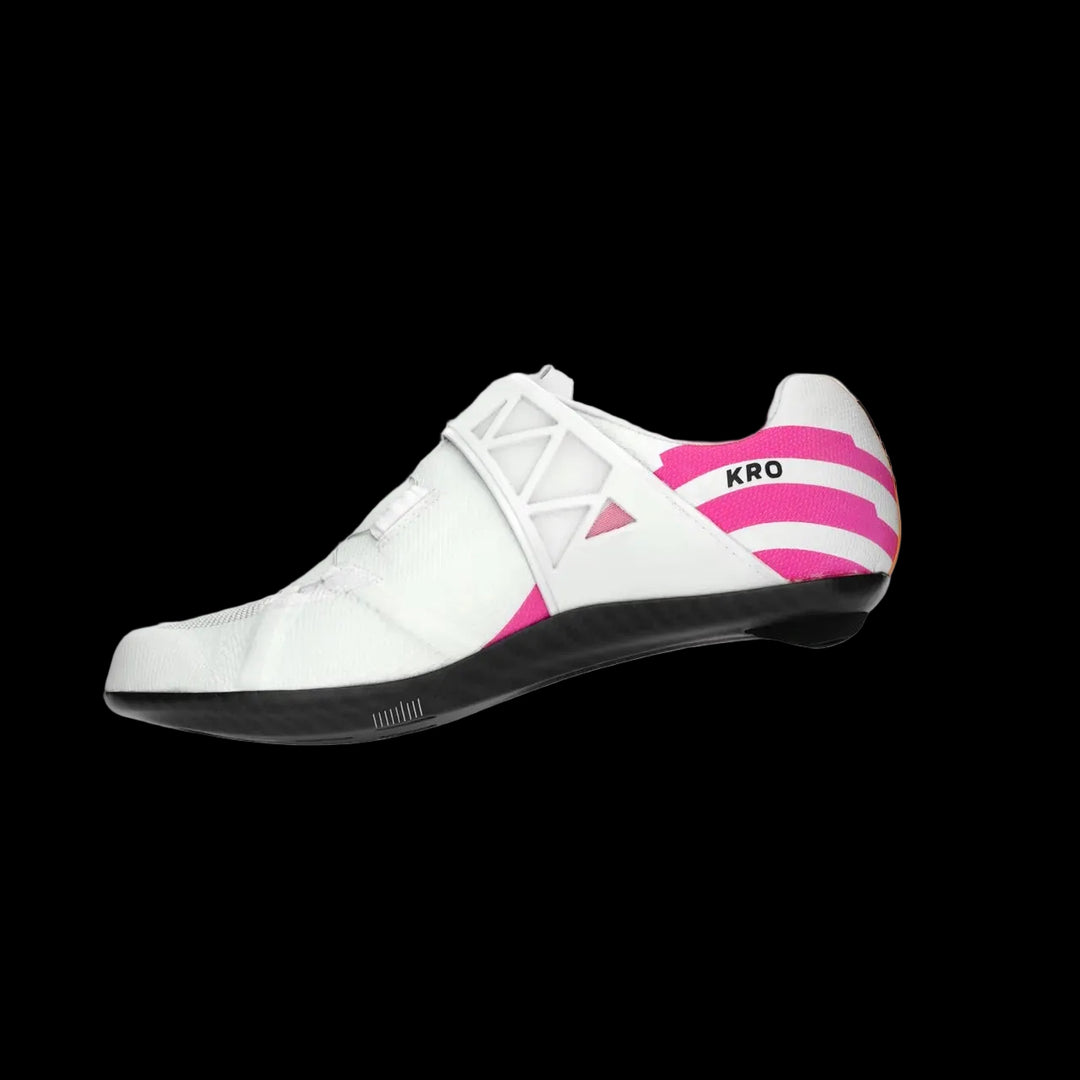 DMT KR0 Evo Superlight Shoes - White / Pink Rockets