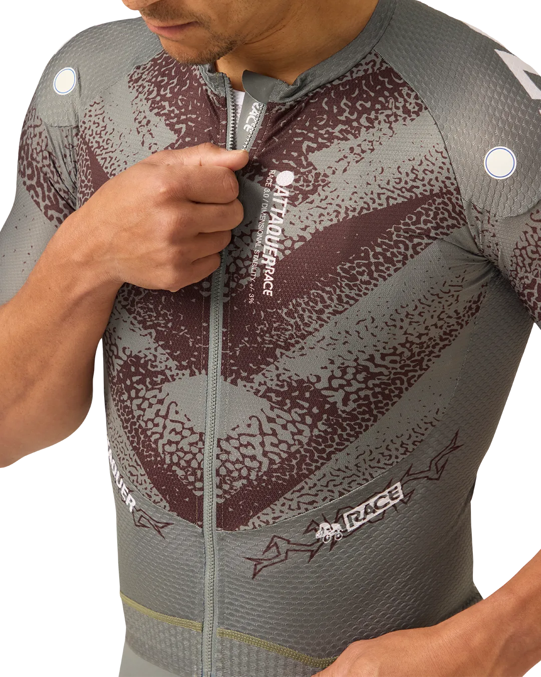Attaquer Race Anthracite Jersey