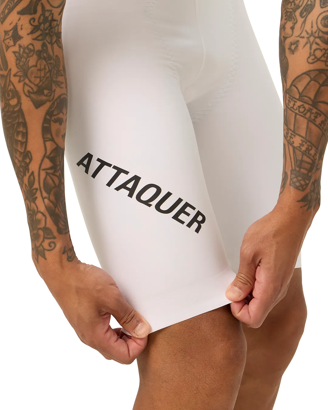 ATTAQUER RACE BIB SHORT 3.0 WHITE