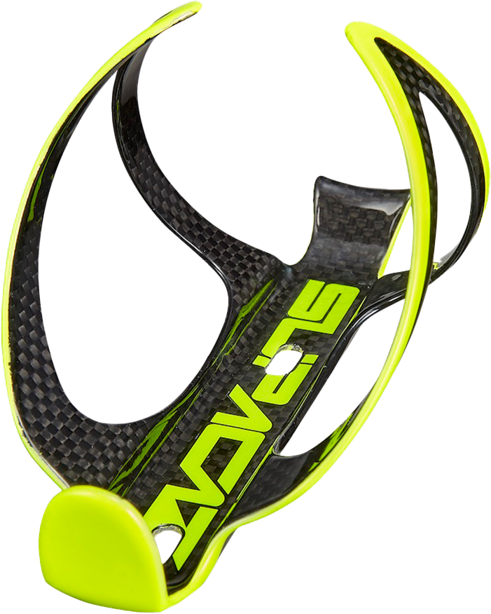 Supacaz Fly Cage Carbon Neon Yellow