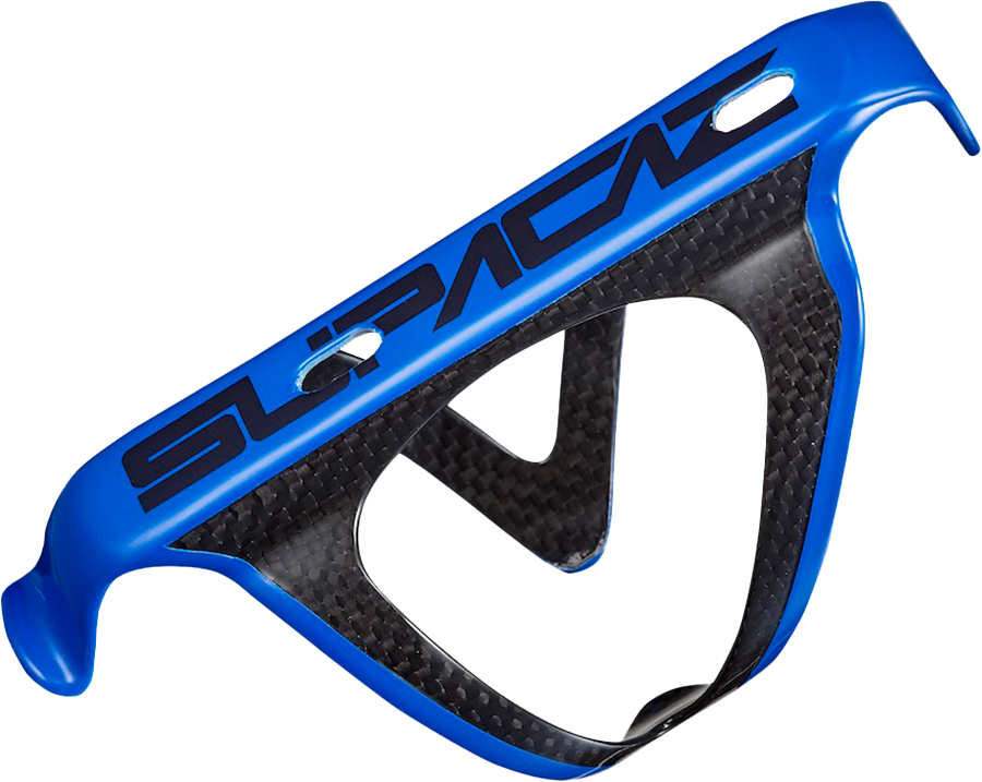 Supacaz Fly Cage Carbon Neon Blue