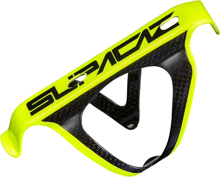 Supacaz Fly Cage Carbon Neon Yellow