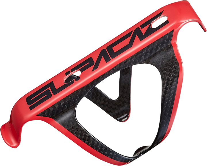 Supacaz Fly Cage Carbon Red